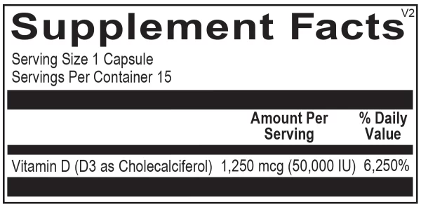 Vitamin D3 50,000 IU (10 15-CT Blisters) - Image 2