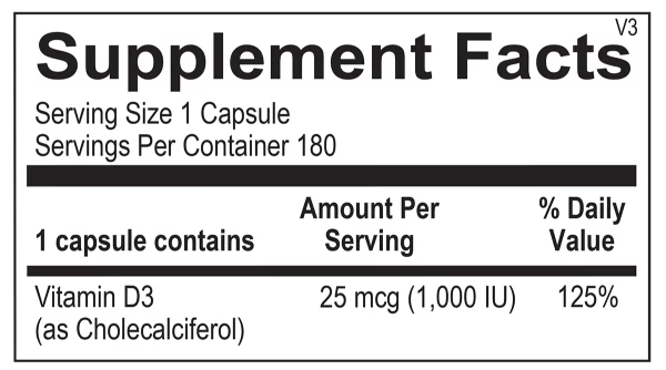 Vitamin D 1,000 IU - Image 2