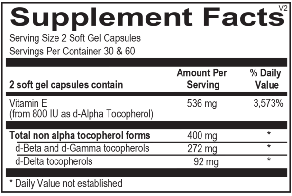 Natural Vitamin E Mixed Tocopherols - Image 2